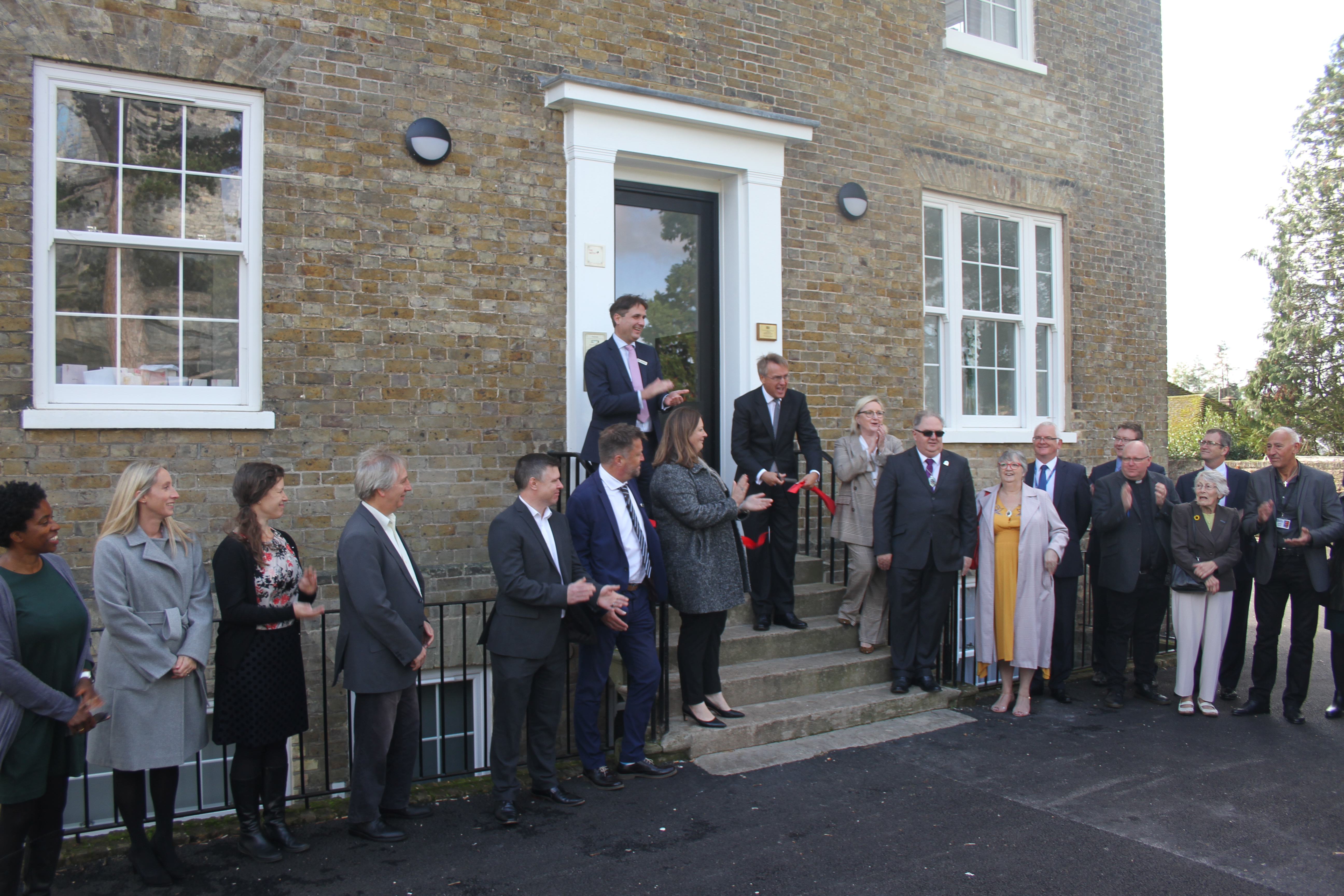 Broxbourne MP Sir Charles Walker KBE officially opens new affordable